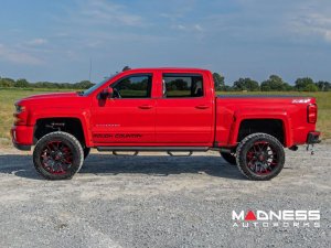 GMC Sierra Side Steps - SRL2 Adjustable Boards - Aluminum - Crew Cab - 2007-2018 & Classic GMC Sierra Side Steps - SRL2 Adjustable Boards - Aluminum - Crew Cab - 2007-2018 & Classic